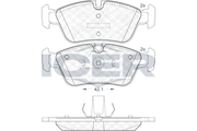 Front - Brake Pad - Icer - Bmw 316 - E36