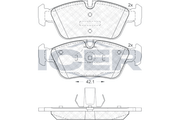 Front - Brake Pad - Icer - Bmw 316 - E36