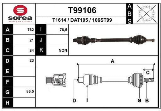 Drive Shaft (Wheel Drive)