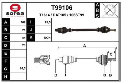 Drive Shaft (Wheel Drive)