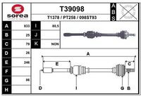 Drive Shaft (Wheel Drive)
