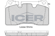 Brake Pad Set CHEVROLET