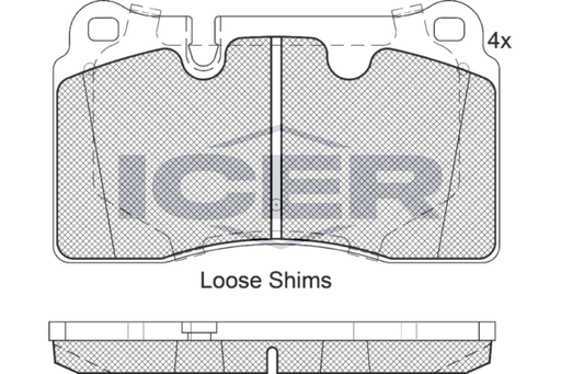 Brake Pad Set CHEVROLET