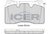 Brake Pad Set CHEVROLET