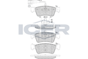 Brake Pad Set, disc brake (Braking System)