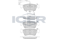 Brake Pad Set, disc brake (Braking System)