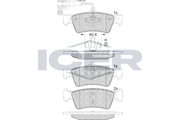 Brake Pad Set, disc brake (Braking System)