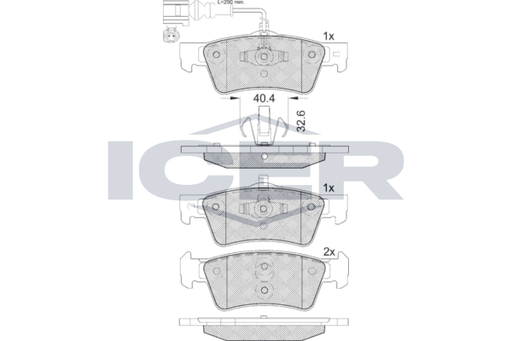 Brake Pad Set, disc brake (Braking System)