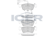 Brake Pad Set, disc brake (Braking System)