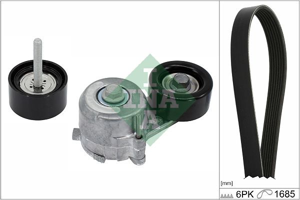 V-Ribbed Belt Set OPEL
