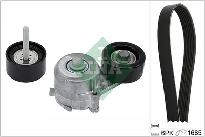V-Ribbed Belt Set OPEL
