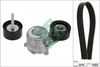 V-Ribbed Belt Set OPEL