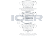 Brake Pad Set ICER