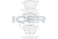 Brake Pad Set ICER