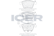 Brake Pad Set ICER