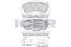 Front Brake Pad Icer Peugeot 308