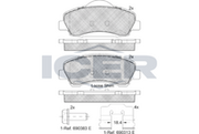 Front Brake Pad Icer Peugeot 308