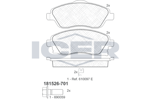 Front Brake Pad Set