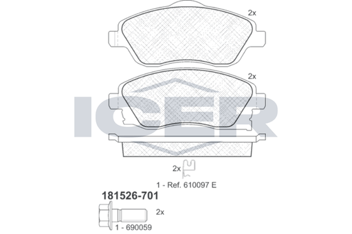 Front Brake Pad Set