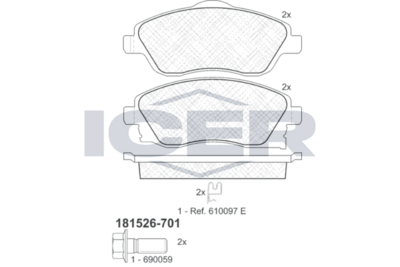 Front Brake Pad Set