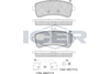 Brake Pad Set MERCEDES-BENZ