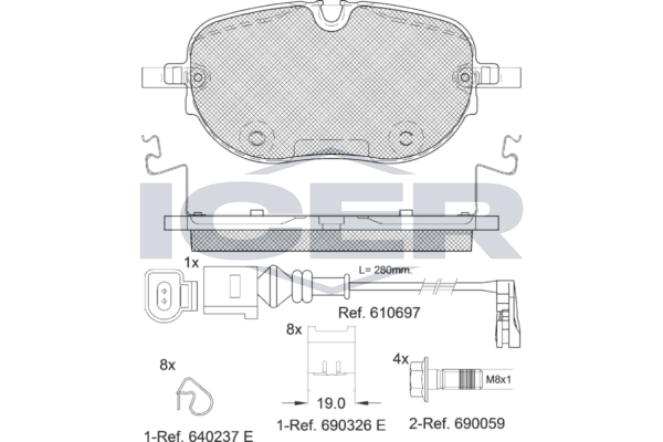Brake Pad Set CUPRA