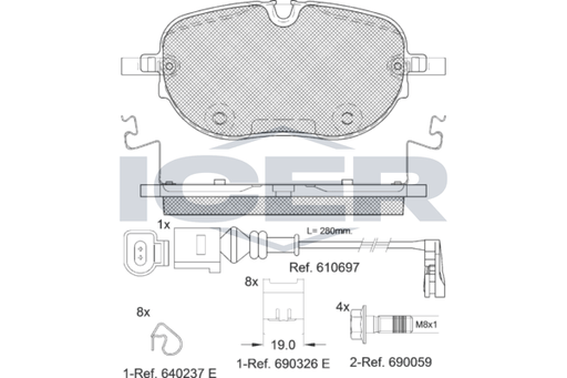 Brake Pad Set CUPRA
