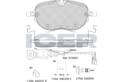 Brake Pad Set CUPRA