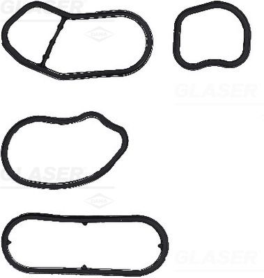Gasket Set, oil cooler (Lubrication)