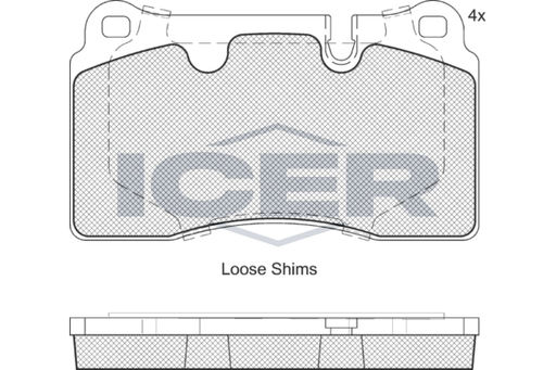 Brake Pad Set ICER