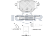 Brake Pad Set  OPEL
