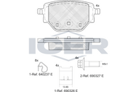 Brake Pad Set  OPEL