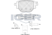 Brake Pad Set  OPEL