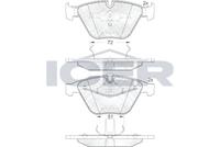 Front - Brake Pad - Icer - Bmw 5 (E60)