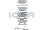 Brake pad, LAND ROVER,DISCOVERY