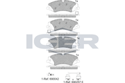 Brake pad, LAND ROVER,DISCOVERY