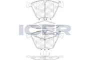 Front Brake Pad Icer Mbw X5 (E70)