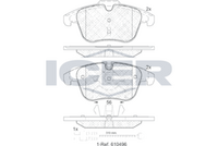 Front Brake Pad Set Icer Peugeot 508