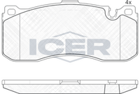 Brake Pad Set Front Icer Bmw Series 3