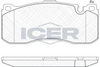 Brake Pad Set Front Icer Bmw Series 3