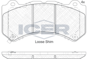 Brake Pad Set, disc brake (Braking System)