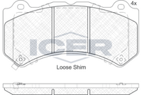 Brake Pad Set, disc brake (Braking System)