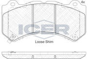 Brake Pad Set, disc brake (Braking System)
