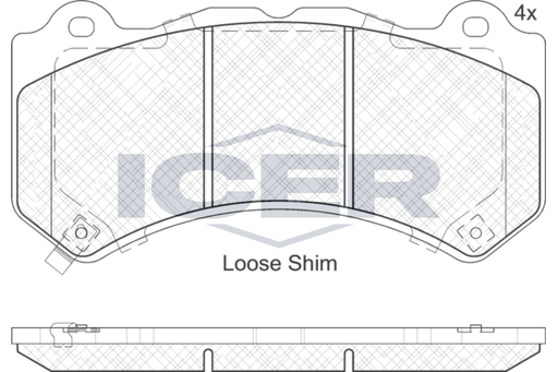 Brake Pad Set, disc brake (Braking System)