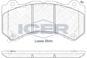 Brake Pad Set, disc brake (Braking System)
