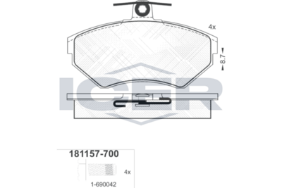 Brakepad,VW PASSAT