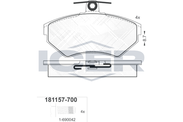 Brakepad,VW PASSAT