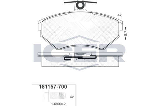 Brakepad,VW PASSAT