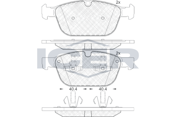 Brake pads- VOLVO