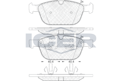 Brake pads- VOLVO